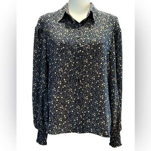 Levi’s button down floral blouse